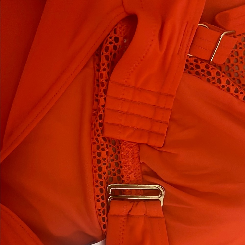 Adore Me Coralin Orange Swimsuit - Picture 6 of 16